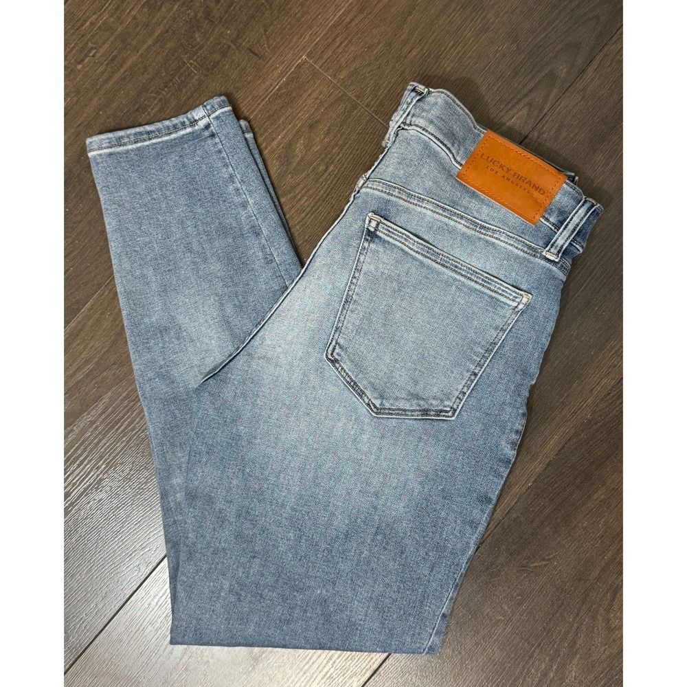 Lucky Brand Jeans 8 29 Ava Mid Rise Crop Medium Wash Denim Skinny Pants